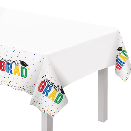 8.5ft. Colorful Future Plastic Table Covers, 2ct.